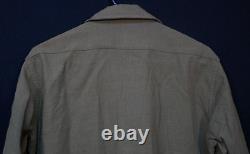 WWII USAAF Army Air Force Radio Specialist Sergeant OD Gas Flap Wool Shirt 15x32