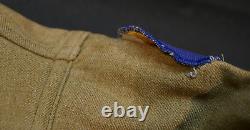 WWII USAAF Army Air Force Radio Specialist Sergeant OD Gas Flap Wool Shirt 15x32