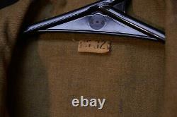 WWII USAAF Army Air Force Radio Specialist Sergeant OD Gas Flap Wool Shirt 15x32