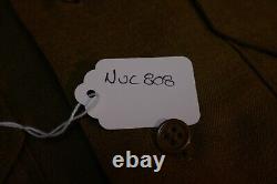 WWII USAAF Army Air Force Radio Specialist Sergeant OD Gas Flap Wool Shirt 15x32