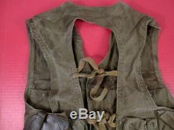 WWII USAAF Army Air Force Type C-1 Emergency Sustenance Vest withHolster RARE #1
