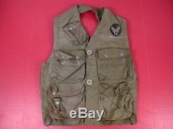 WWII USAAF Army Air Force Type C-1 Emergency Sustenance Vest withHolster RARE #3
