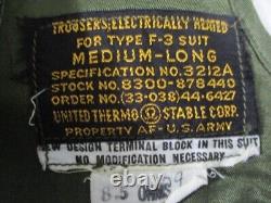 WWII USAAF Army Air Force Type F-3A Electric Flying Suit Jacket & Trousers NOS 2