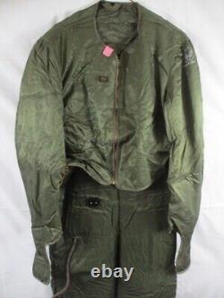 WWII USAAF Army Air Force Type F-3A Electric Flying Suit Jacket & Trousers NOS 3