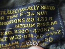 WWII USAAF Army Air Force Type F-3A Electric Flying Suit Jacket & Trousers NOS 3