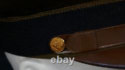WWII USAAF Army Air Forces Aviation Cadet Service Visor Hat 7 3/8,'H. F. GRUVER