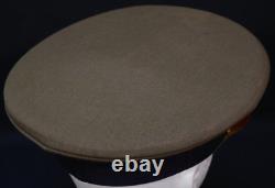 WWII USAAF Army Air Forces Aviation Cadet Service Visor Hat 7 3/8,'H. F. GRUVER