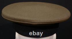 WWII USAAF Army Air Forces Aviation Cadet Service Visor Hat 7 3/8,'H. F. GRUVER