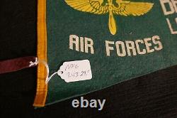 WWII USAAF Army Air Forces Barksdale Field Louisiana LA Pennant Wool Souvenir VR