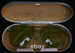 WWII USAAF Army Air Forces / Corps Type AN-6531 Bausch & Lomb Aviator Sunglasses