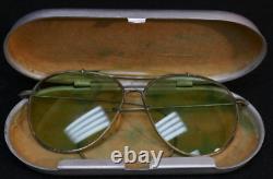 WWII USAAF Army Air Forces / Corps Type AN-6531 Bausch & Lomb Aviator Sunglasses