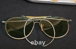 WWII USAAF Army Air Forces / Corps Type AN-6531 Bausch & Lomb Aviator Sunglasses