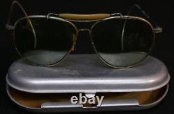 WWII USAAF Army Air Forces / Corps Type AN-6531 Bausch & Lomb Aviator Sunglasses