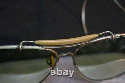 WWII USAAF Army Air Forces / Corps Type AN-6531 Bausch & Lomb Aviator Sunglasses