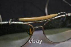 WWII USAAF Army Air Forces / Corps Type AN-6531 Bausch & Lomb Aviator Sunglasses
