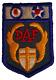 WWII USAAF Army Air Forces DAF Desert Air Force Embroidered Wool Shoulder Patch