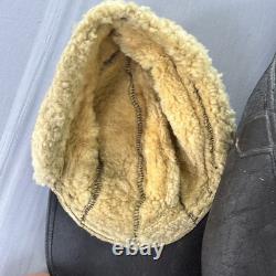 WWII USAAF D-1 Shearling Jacket Werber 1943 + 1942 Flight Cap Display Set