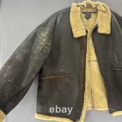 WWII USAAF D-1 Shearling Jacket Werber 1943 + 1942 Flight Cap Display Set