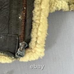 WWII USAAF D-1 Shearling Jacket Werber 1943 + 1942 Flight Cap Display Set