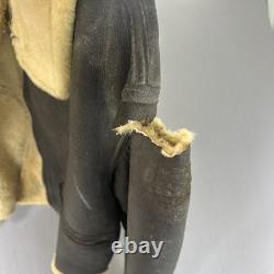 WWII USAAF D-1 Shearling Jacket Werber 1943 + 1942 Flight Cap Display Set
