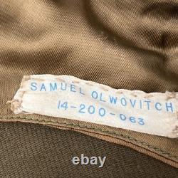 WWII USAAF M1942 Service Coat Army Air Forces Wool Uniform Named Original Jacket
