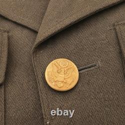 WWII USAAF M1942 Service Coat Army Air Forces Wool Uniform Named Original Jacket