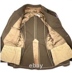 WWII USAAF M1942 Service Coat Named Army Air Forces Wool Uniform Jacket Original
