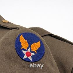 WWII USAAF M1942 Service Coat Named Army Air Forces Wool Uniform Jacket Original