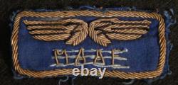 WWII USAAF Mediterranean Army Air Force MAAF Bullion Italy Tailored Wings Patch