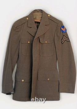WWII USAAF Named Service Coat Cpl. Wesley L. Knapp Caterpillar Club Member WWII USAAF Named Service Coat Cpl. Wesley L. Knapp Caterpillar Club Member