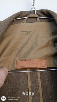 WWII USAAF Named Service Coat Cpl. Wesley L. Knapp Caterpillar Club Member