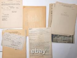 WWII USAAF Officer Grouping Documents ID Photo + Air Force Manuals