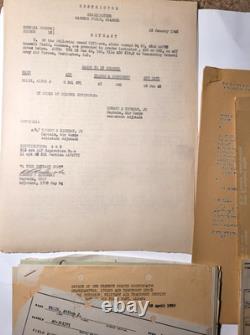 WWII USAAF Officer Grouping Documents ID Photo + Air Force Manuals