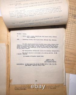 WWII USAAF Officer Grouping Documents ID Photo + Air Force Manuals