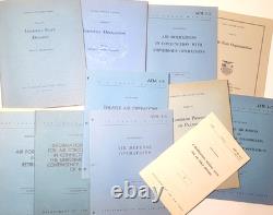 WWII USAAF Officer Grouping Documents ID Photo + Air Force Manuals