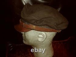 WWII USAAF Pilot Officer 50 Mission crusher cap hat B-17 B-24 ARMY AIR CORPS