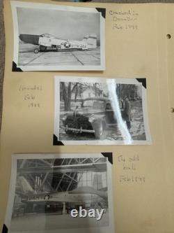 WWII USAAF Scrapbook 1946-49 Jets, Operation Jump Japan, XB-44, P-47, Photos