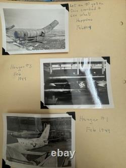 WWII USAAF Scrapbook 1946-49 Jets, Operation Jump Japan, XB-44, P-47, Photos