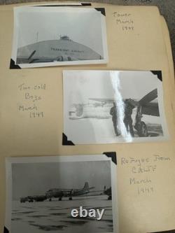 WWII USAAF Scrapbook 1946-49 Jets, Operation Jump Japan, XB-44, P-47, Photos