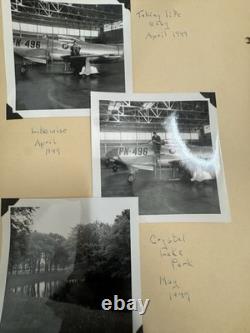WWII USAAF Scrapbook 1946-49 Jets, Operation Jump Japan, XB-44, P-47, Photos