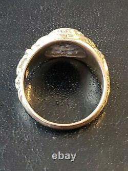 WWII USAAF Solid 10K Gold Pilot Officer Ring Army Air Corp Craig Field Bomber