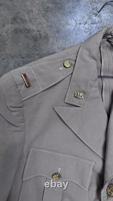 WWII USAAF TROPICAL KHAKI OFFICER UNIFORM Jacket Army Air Corps Mint