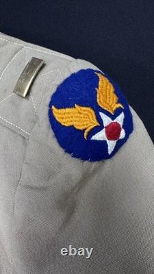 WWII USAAF TROPICAL KHAKI OFFICER UNIFORM Jacket Army Air Corps Mint