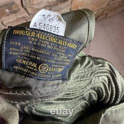 WWII USAAF Type F-3 Electrically Heated Flying Trousers Army Air Forces