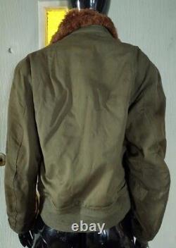 WWII USAAF US ARMY AIR FORCE Type B-15 Flight Flying Bomber Jacket Sz 38