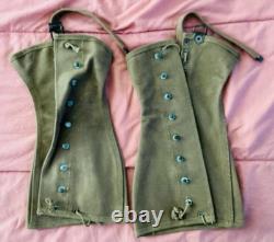 WWII USAF E1 Bombardier Case & M1938 Leggings Named
