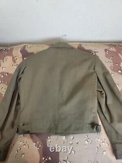 WWII US 8th/9th Army Air Force Ike Jacket Chin Stitched Patches