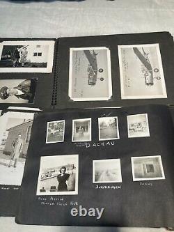 WWII US 8th Army Air Force P51 Fighter Pilot Photo Albums Scrap Books (2)Uniform