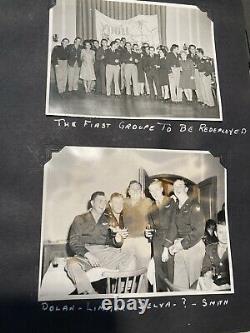 WWII US 8th Army Air Force P51 Fighter Pilot Photo Albums Scrap Books (2)Uniform