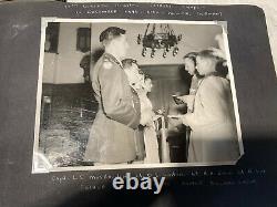 WWII US 8th Army Air Force P51 Fighter Pilot Photo Albums Scrap Books (2)Uniform